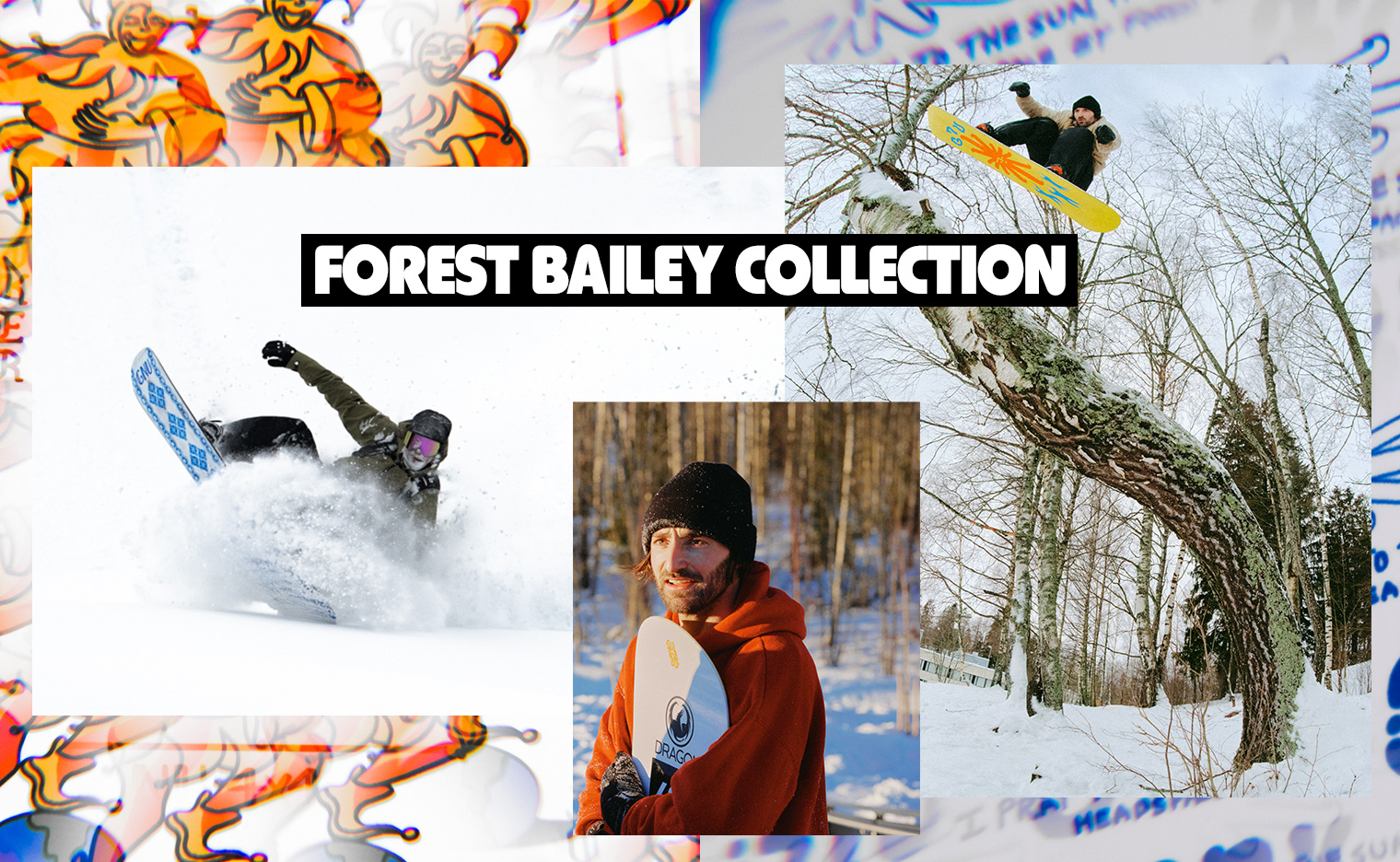 Gnu Snowboards Forest Bailey Snowboard Collection