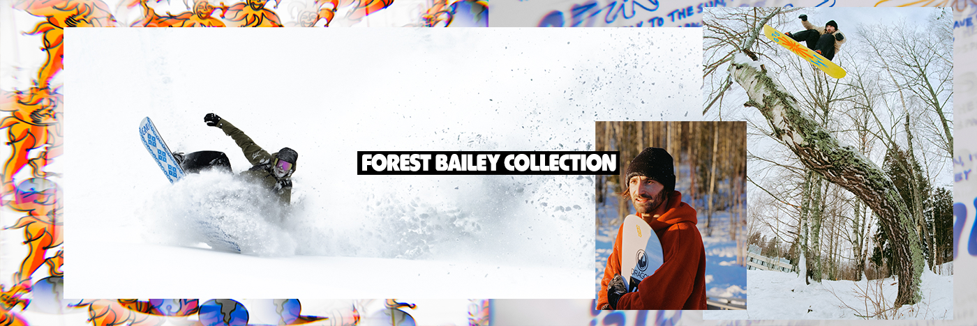 Gnu Snowboards Forest Bailey Snowboard Collection